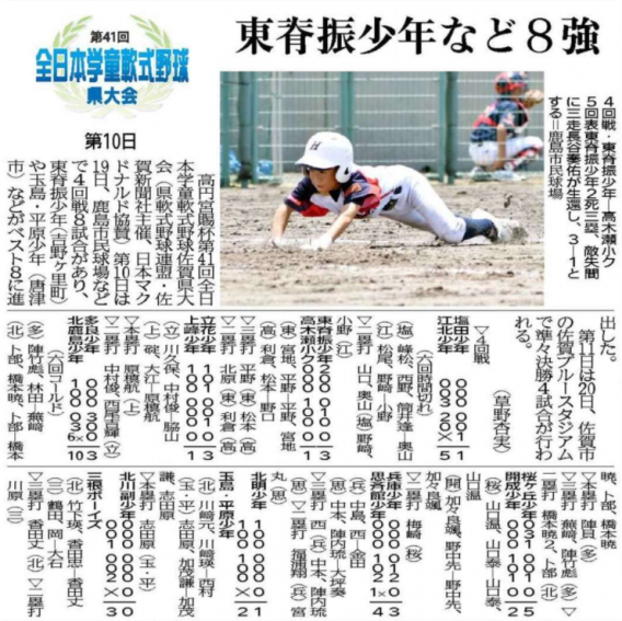【結果6/19】高円宮賜杯　第４１回全日本学童軟式野球大会